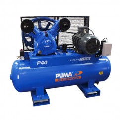 Puma PU P40 415V - 415V 5.5kW 760L/min 215L Electric Motor Air Compressor